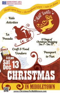 Event Flyer for Middletown Xmas