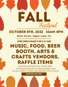 Upper Lake Fall Festival