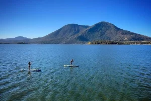 Paddle boarding against the backdrop of Mount Konocti. (Courtesy of @aftermyown_heart)