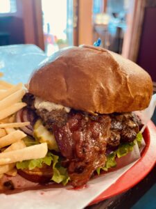 Gaslight Bacon Blue Burger