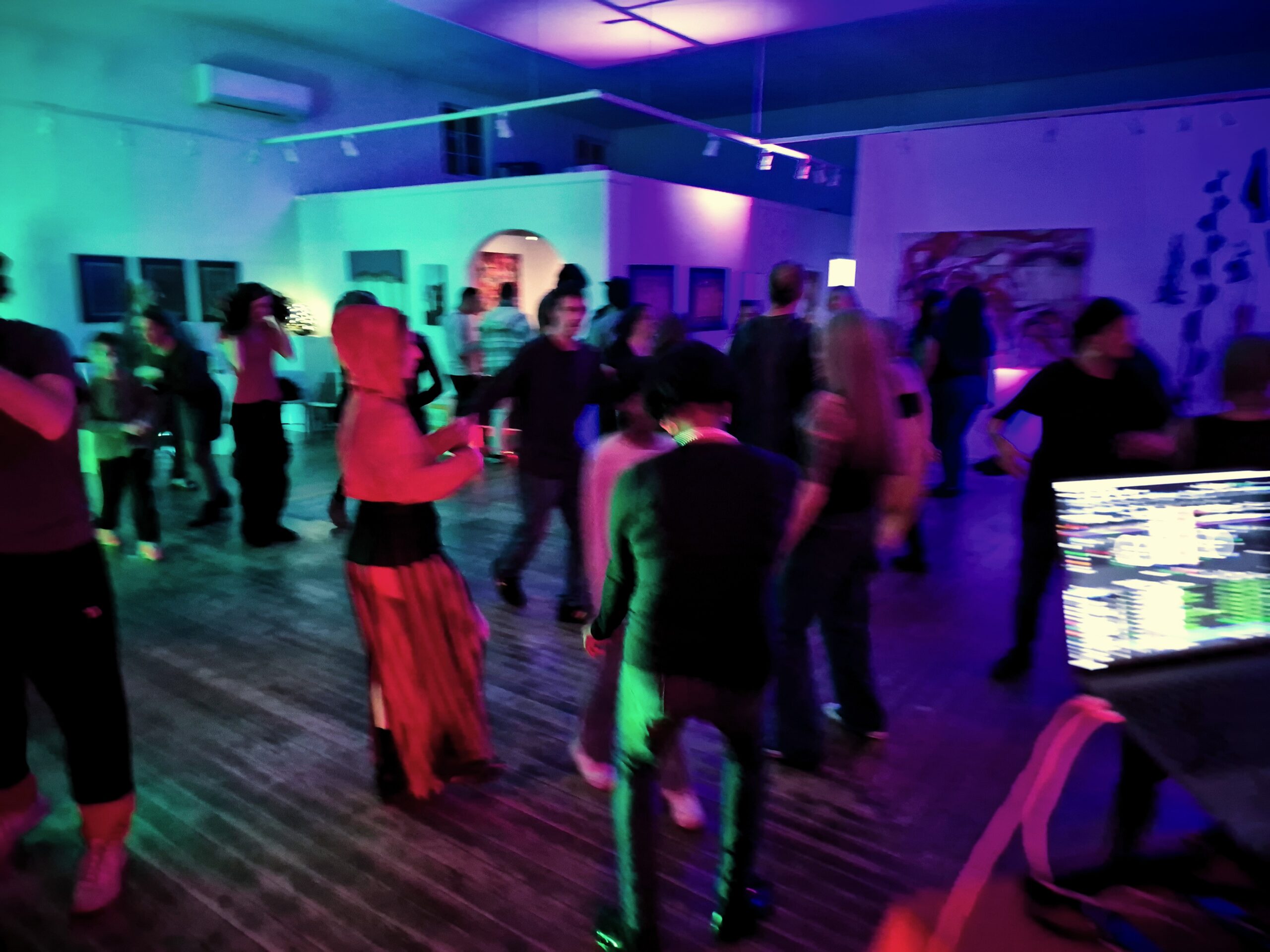 blurry photo of dancers