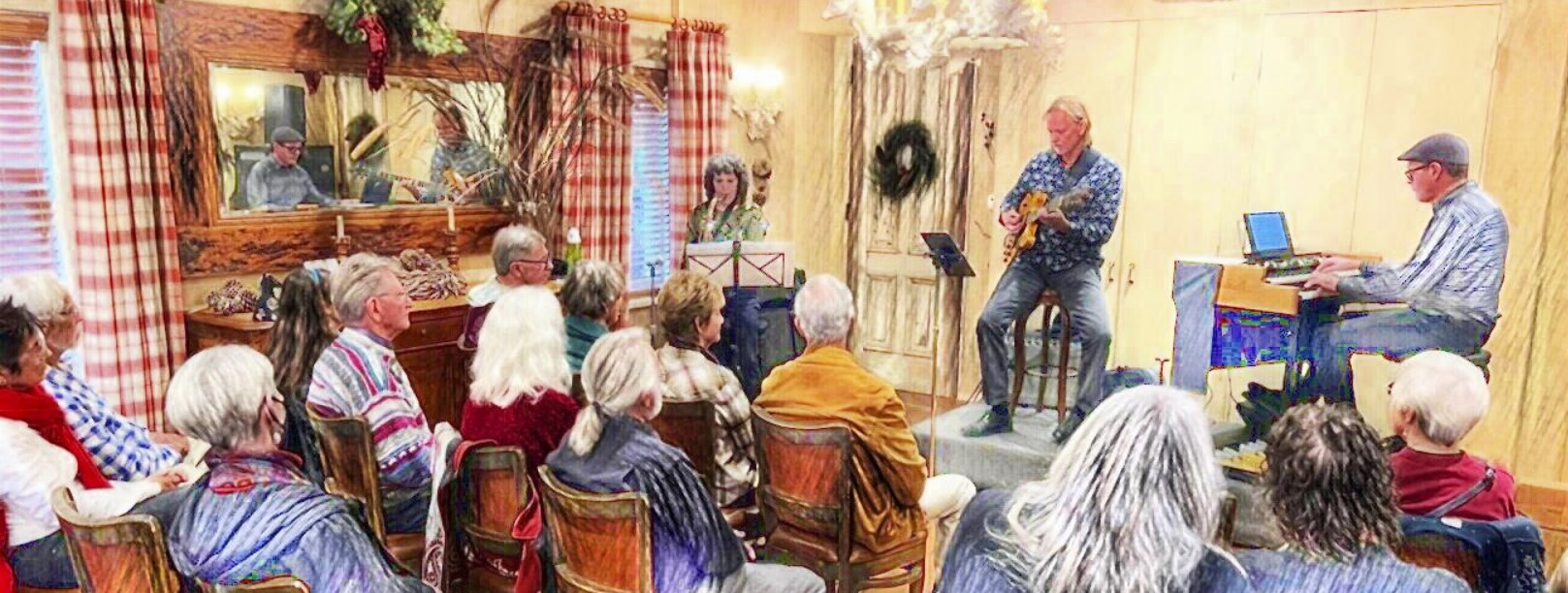 People listening to music